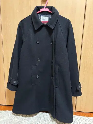 FREAK'S STORE 블랙 피 코트