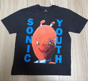 소닉 유스 티셔츠 블랙 미사용 새상품 L 사이즈