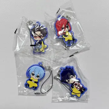 블루 록 반입체 러버 스트랩 별과 함께