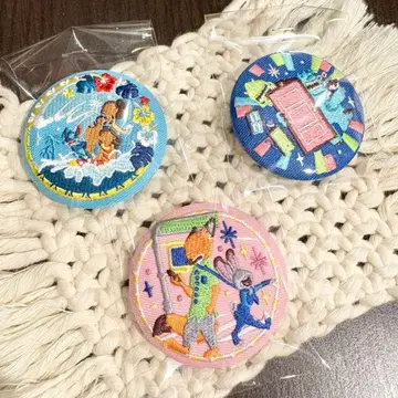 자수 캔뱃지 2 디즈니 주토피아