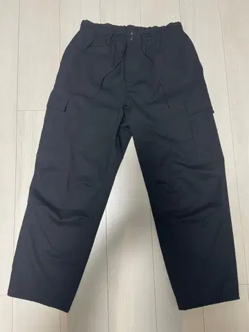 Y-3 블랙 카고 팬츠