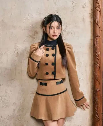 Darich 멜톤 파이핑 셋업 브라운 S