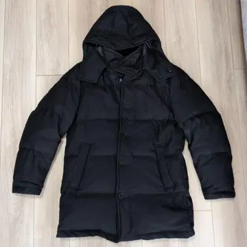 ABAHOUSE 네이비 다운 자켓 후드 부착