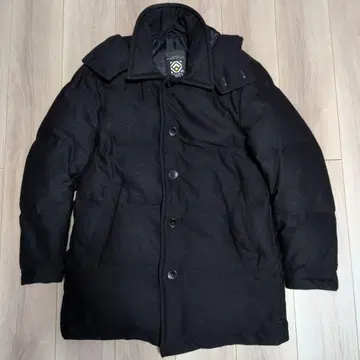 ABAHOUSE 네이비 다운 자켓 후드 부착