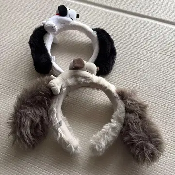 USJ 유니버셜 스누피 머리띠 2개