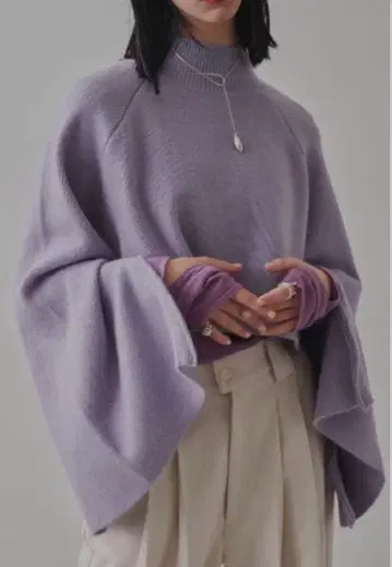 la belle Etude 플레어 니트 숏 기장