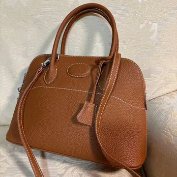 새상품 미사용 핸드백 숄더백 천연 가죽 볼리드