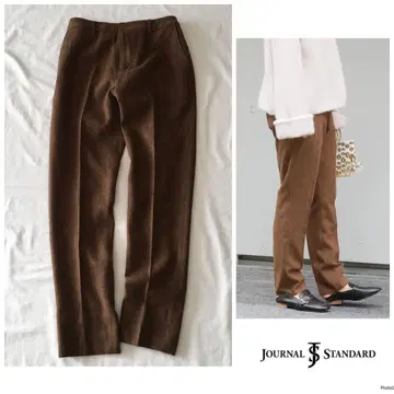 저널 스탠다드 센터 프레스 플란넬 테이퍼드 팬츠