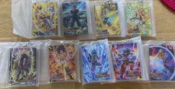 [미개봉 새상품] 드래곤볼 Z 도카바토르 아크릴 참 9점 세트