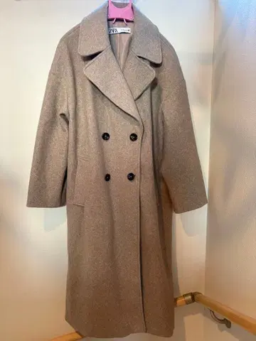 ZARA 오버 사이즈 롱 코트 체스터