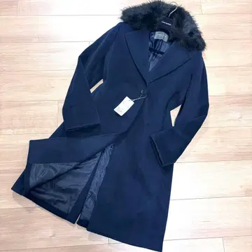 [택 포함 새상품] 유나이티드 애로우즈 체스터 코트 롱 코트 네이비 38