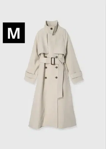 EIMY ISTOIRE 스탠드 카라 울 트렌치코트 M