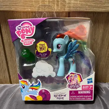 마이 리틀 포니 크리스탈 모션 레인보우 대쉬 피규어 레어