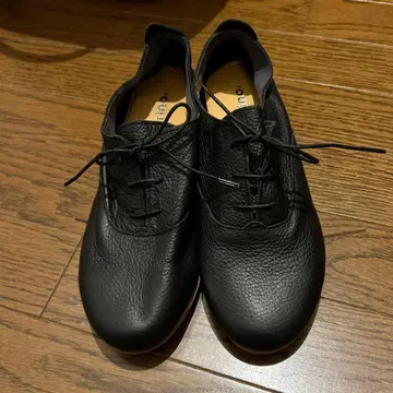 천연 가죽 피그리노 신발 23.5cm 블랙 일본제