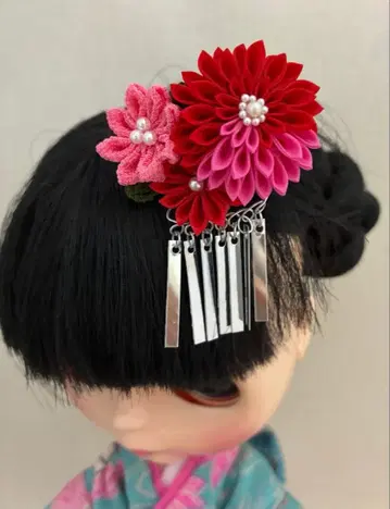 브라이스 츠마미자이쿠 11 헤어콤 (1/6 인형) 후리소데 기모노