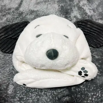 스누피 플리스 모자 USJ 팬캡