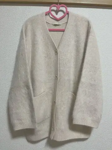 Plage Fur Midi 가디건 베이지