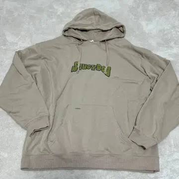 SaucyDog 데미지 후드티 XL 사이즈 베이지