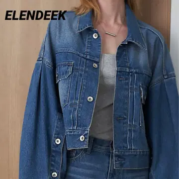 ELENDEEK 데님 자켓 와이드 슬리브 2024SS