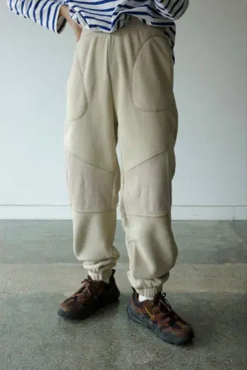 merci campa 보아 플리스 팬츠 베이지