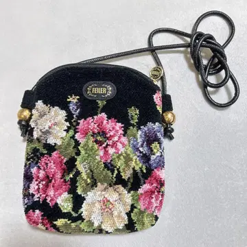 FEILER 페이러 미니백 숄더 파우치 꽃무늬 타월 원단