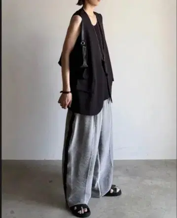 ARULLE 레이어드 사이드 라인 팬츠