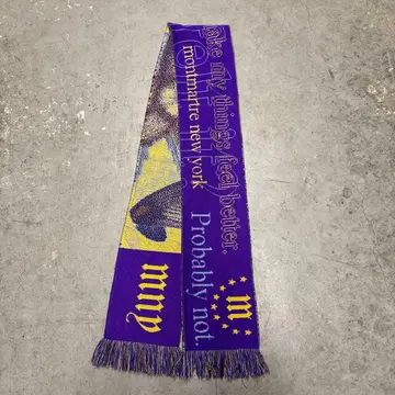 monmature new york 머플러 보라색