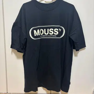 MOUSSY 블랙 T셔츠 FREE 사이즈