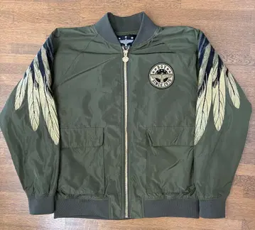 BOY LONDON 스카잔 깃털 자수 MA-1 블루종 카키