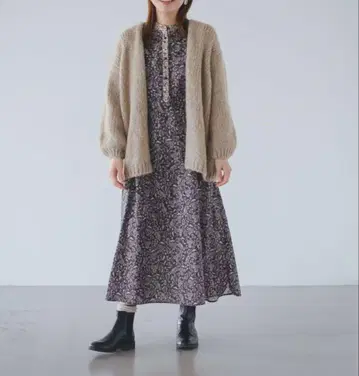 TRICOTS JEAN MARC 트리코 장마르크 모헤어 혼방 니트 가디건