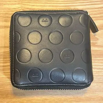 그라니프 뷰티풀 섀도우 도트 지퍼 월렛 블랙