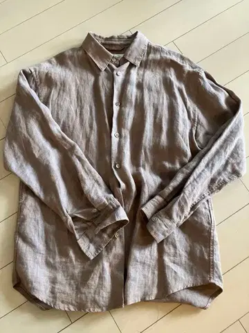 아바하우스 긴팔 린넨 셔츠 미사용 새상품