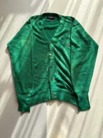 라코스테 그린 가디건