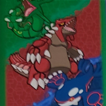 Pokemon card sleeves Kyogre Groudon Rayquaza on Bunjang Global Site.