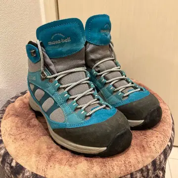 mont-bell 등산화 23.5cm 파랑/그레이