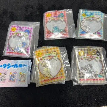 산리오 캐릭터 가챠가챠 바스락 프레이크 씰풍 참