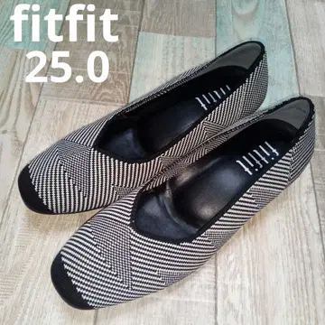 새상품급 fitfit 25.0 펌프스 컴포트 모노톤 발수 니트