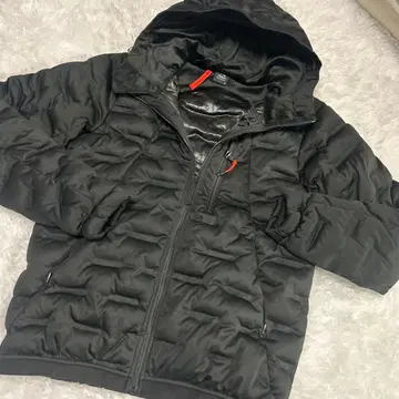 FieldCore 패딩 자켓 남성용 S 블랙 후드 부착 방한 워크맨