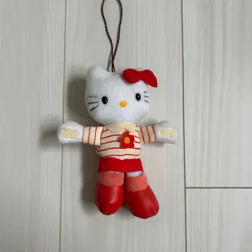 [초레어] 헬로키티 봉제 인형 키링 당시 물품