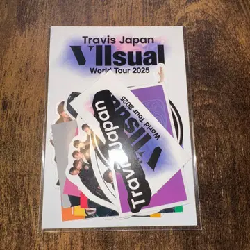 Travis Japan 월드 투어 왈츠 스티커 세트 미개봉 새상품