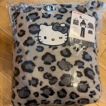 시마무라 키티 해피백 레오파드 무늬 그레이 계열 6종 세트 L