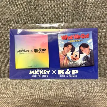 MICKEY x King & Prince 캔뱃지 니혼바시 미츠코시 한정판