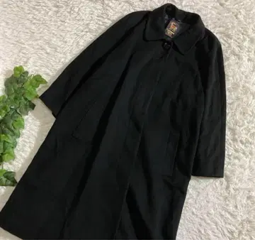 Cashmere charoy 캐시미어 100% 롱 코트 블랙 F