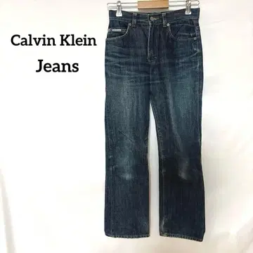 캘빈 클라인 진스 부츠컷 데님 M 다크 블루
