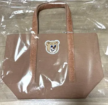 새상품 FEILER 올드 테디 와펜 토트백 베이지 소