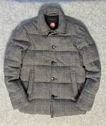 쉽스 SHIPS 다운 자켓 글렌체크 L 550FP