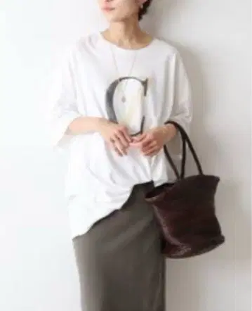 FRAMeWORK 프레임워크 로고 빅T셔츠