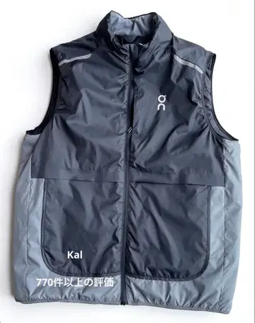 On Weather Vest 컬러 블록 지퍼 러닝 의류 베스트