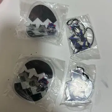 수호캐릭터! PVC 클리어 케이스 부착 아크릴 참