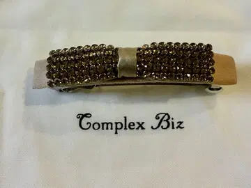 Complex Biz 큐빅 리본 머리핀 컴플렉스 비즈